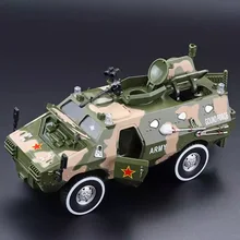 

1:24 Jeeps Alloy Armored Combat Vehicle Military Model Die-casting Metal Simulation Acousto-optic Police Explosion-proof Vehicle