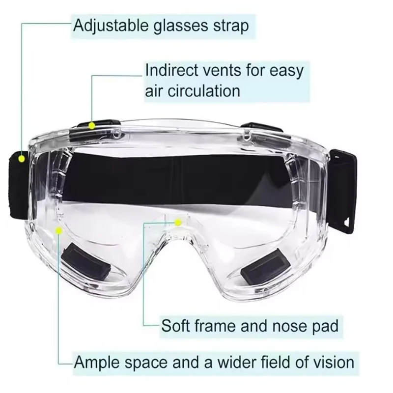 Lunettes de Protection Anti-Impact et Anti-Buée - Lot de 2