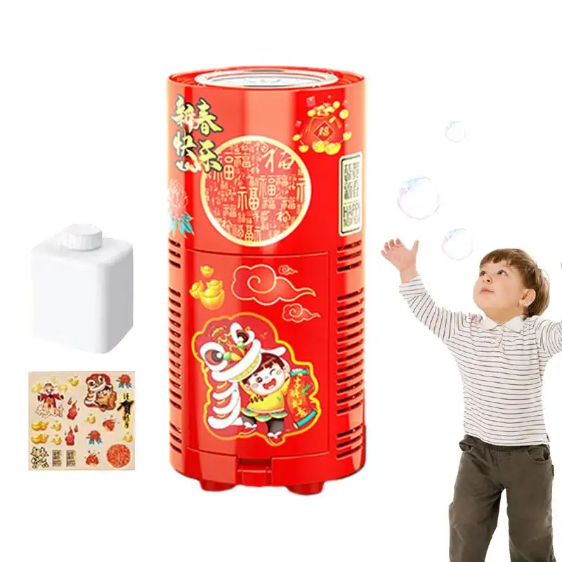 

Automatic Firework Bubble Machine Bubble Blower On The Ground Electronic Automatic Landing Spring Festival Gift New Year Toys