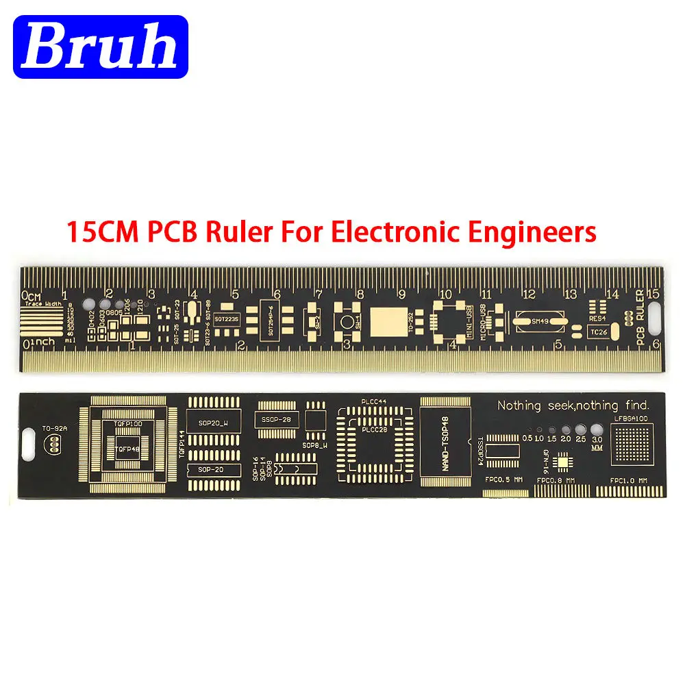 Righello Pcb Per Ingegneri Elettronici Per Produttori Geeks Per Ventole Arduino Righello Di Riferimento Pcb Unità Di Imballaggio Pcb V2 - 6