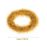 8 Pcs Plush Hair Tie Ties for Birthday Party Small Rubber Bands Toddler Girls Autumn Winter Practical Baby Delicate 2