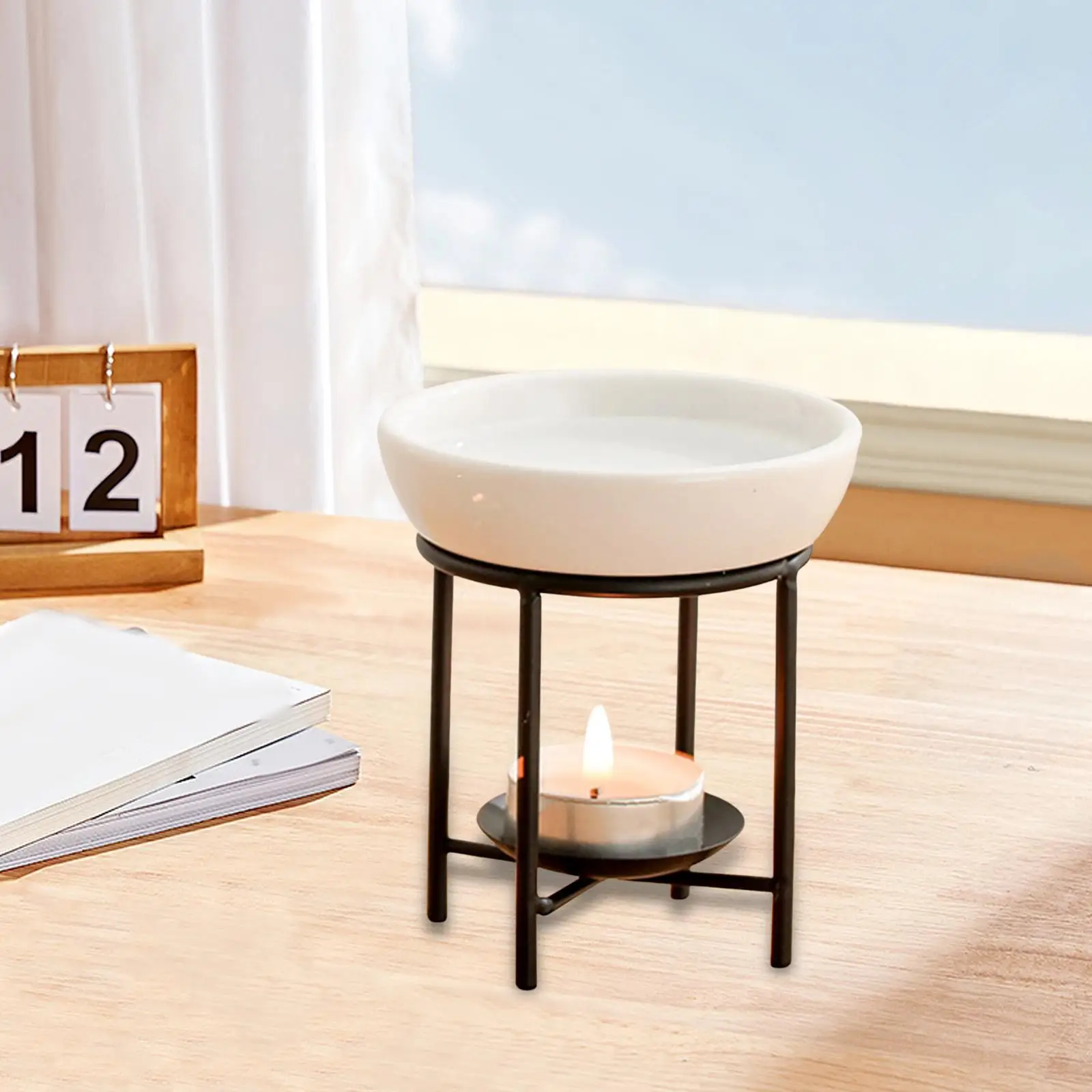 Lampe D'aromathérapie, Plaque D'huile Essentielle, Plat En Verre D