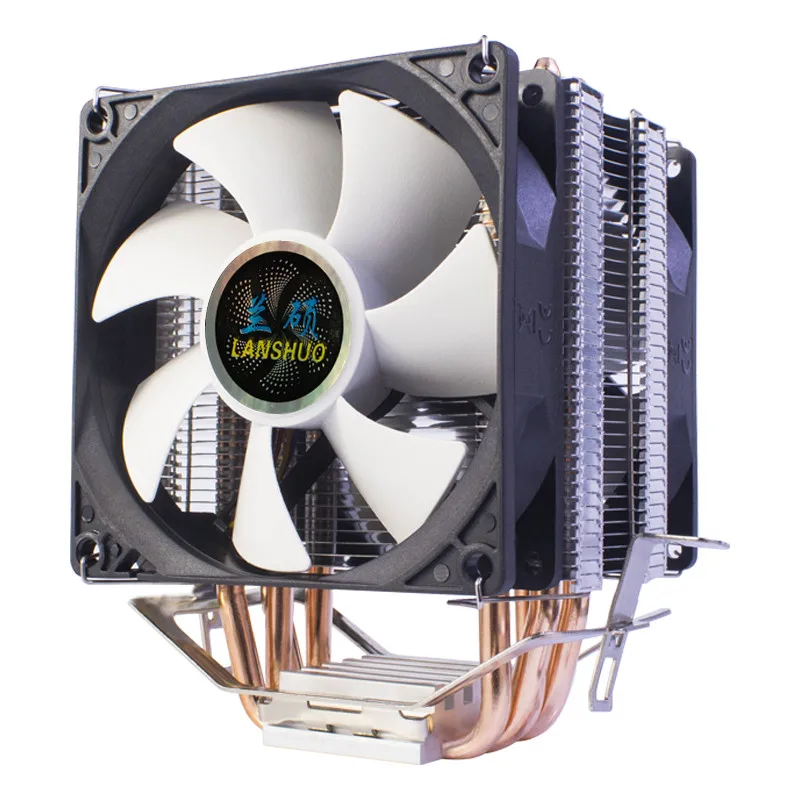 Lga X79 X99 2011 Cpu Cooler Tubo de Cobre Pwm Rgb Ultra Silencioso Ventilador Universal Lga 775 1155 1356 1366 Amd3 Am4 1200 1700 Ventilador Cpu - Imagem 3