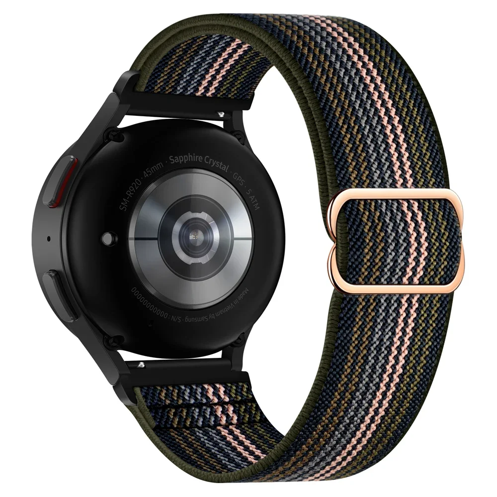Nylon Loop Watch Strap, Universal 20mm 22mm Band Replacement