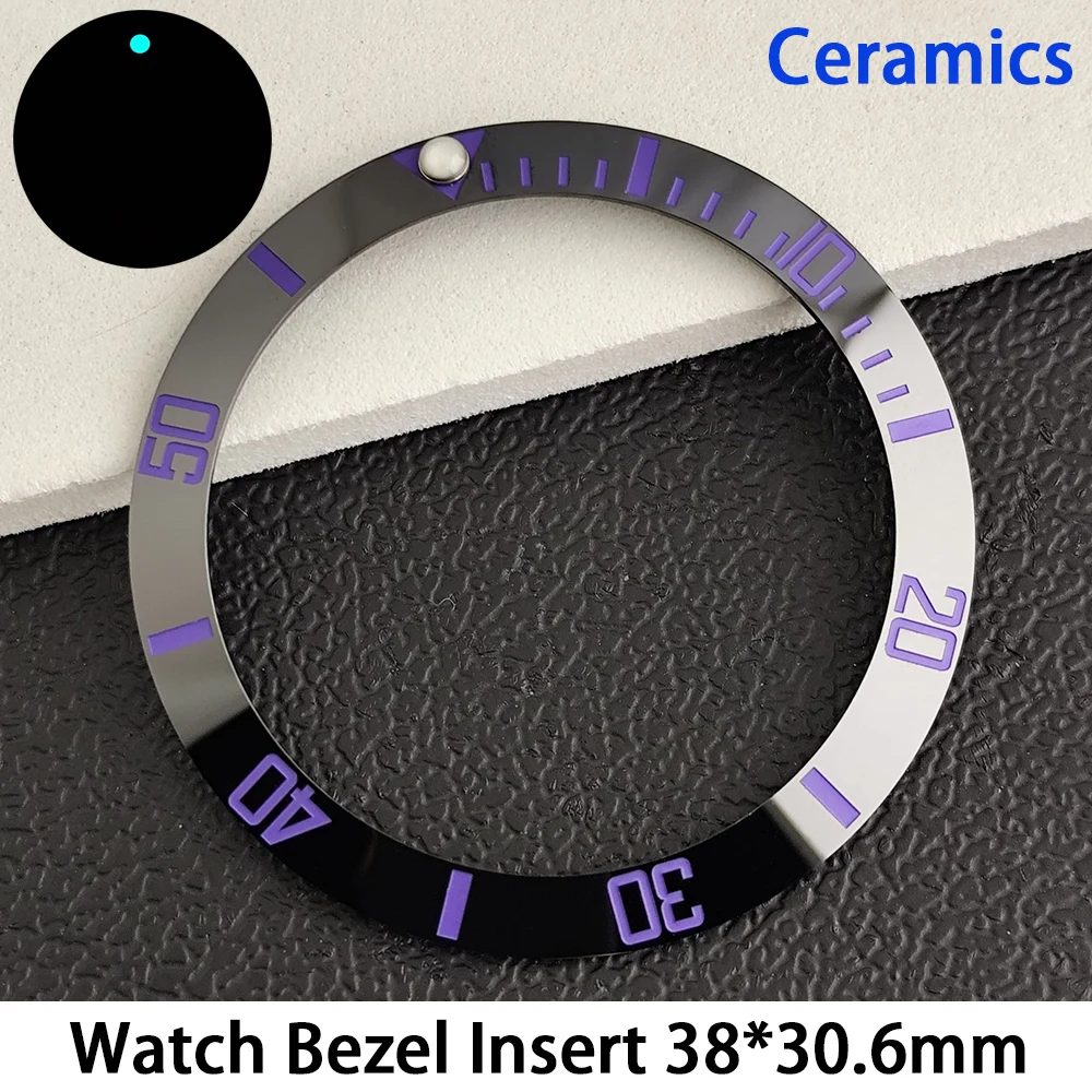 Premium 38mm Sloping Aluminum-Ceramic Bezel Insert