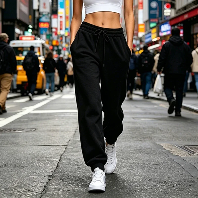 Fashion Womens Sweatpants Daily Casual Sports Pants Outdoors Gym Jogging Woman Clothes Trousers 2026 Hot Sales Street Sportswear 1