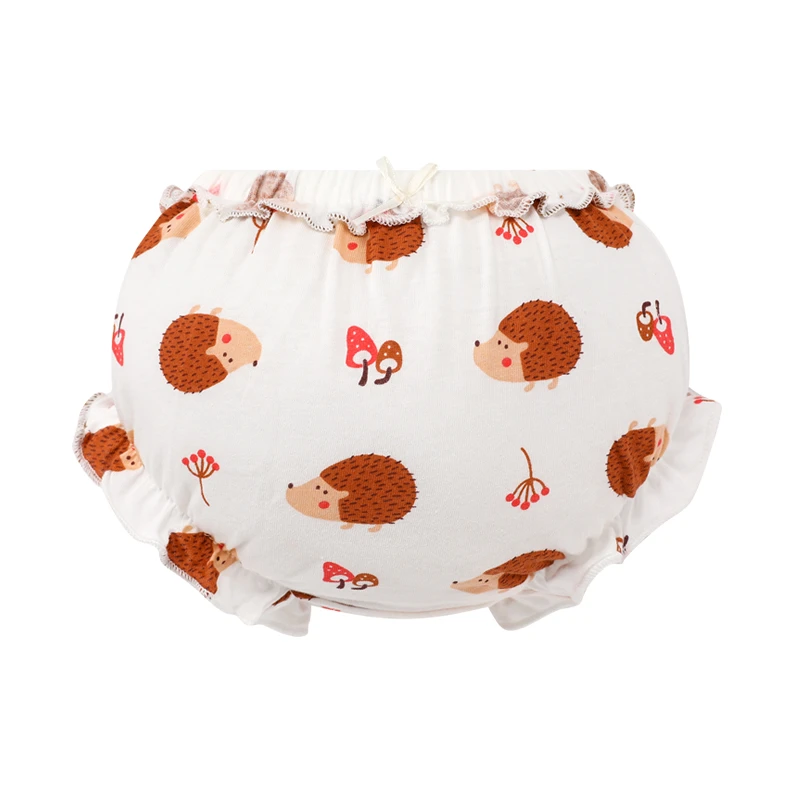 Cotton Baby Girl Panties Kids Infant Newborn Bow Underpants Wear Outside Fashion Shorts For Children Soft Briefs 3 Piece/Lot