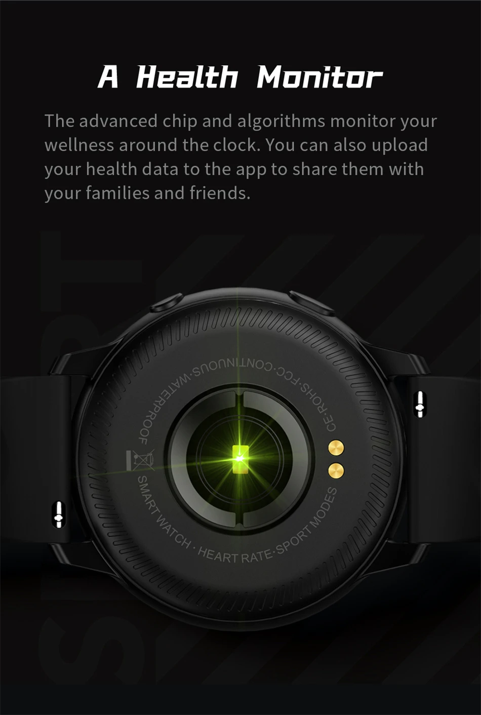 2022 New Fashion Smart Watch Men Fitness Bracelet Heart Rate Blood Pressure Monitoring Sports Tracker Smartwatch Gift for Women