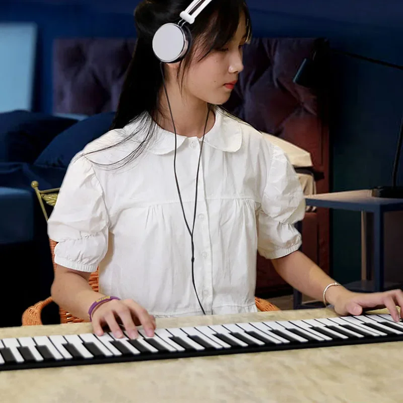 

Midi Controller Musical Keyboard Synthesizer Baby Folding Electronic Piano Professional Adults Teclado Infantil Child Piano