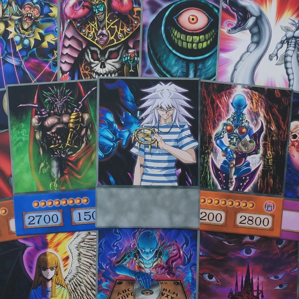 

48pcs/set Yami Bakura Ryou Occult Deck Orica Destiny Board Fiend Diabound Battle City Memory World Yugioh Anime Style Cards