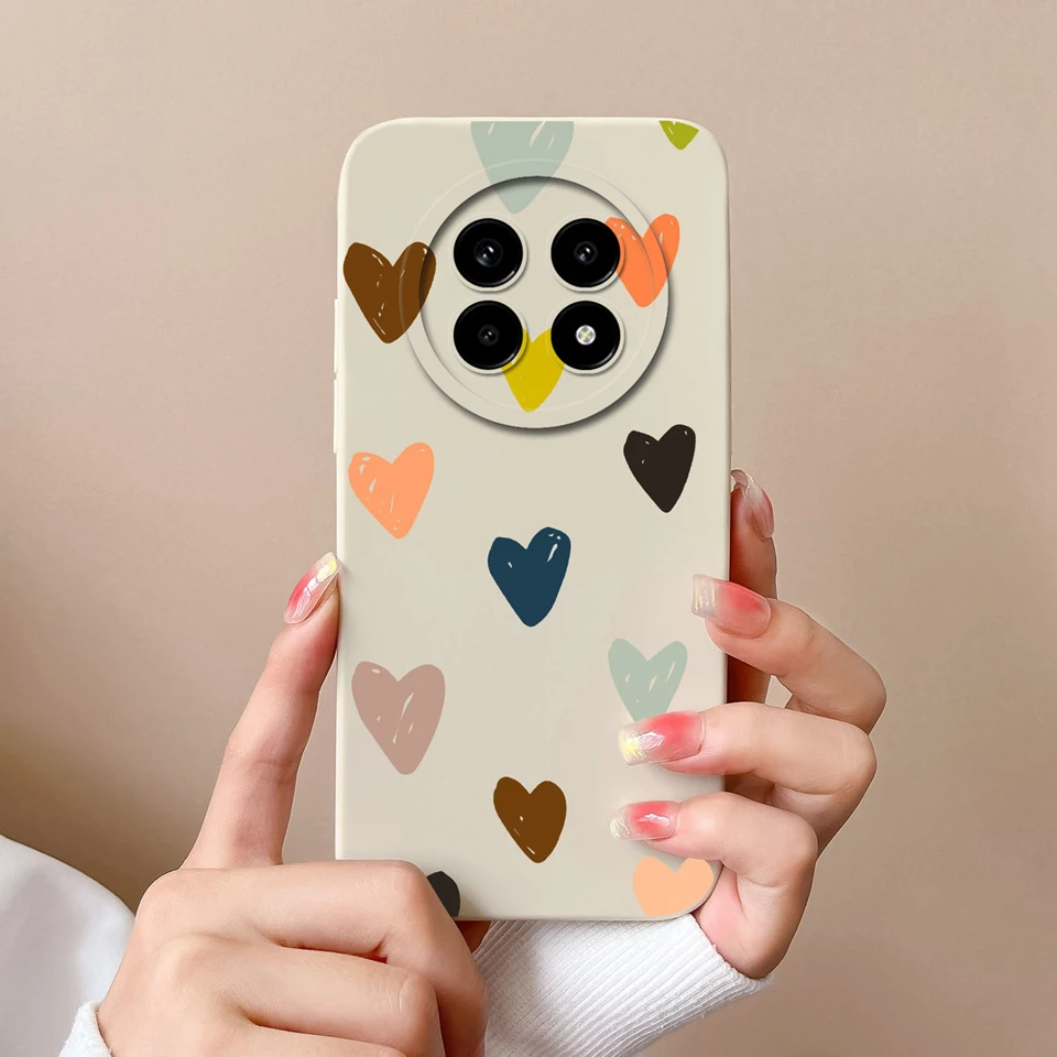 Love Heart Durable Non-Slip Protective Soft Back Cover