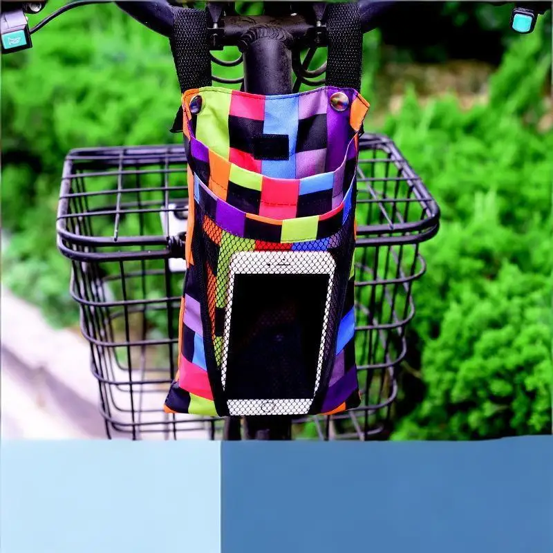 Borsa Leggera per Bicicletta Cestino Staccabile per Manubrio - immagine 3