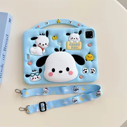 Funda Protectora de Silicona con Agarre 3D de Pochacco, 11 Pulgadas