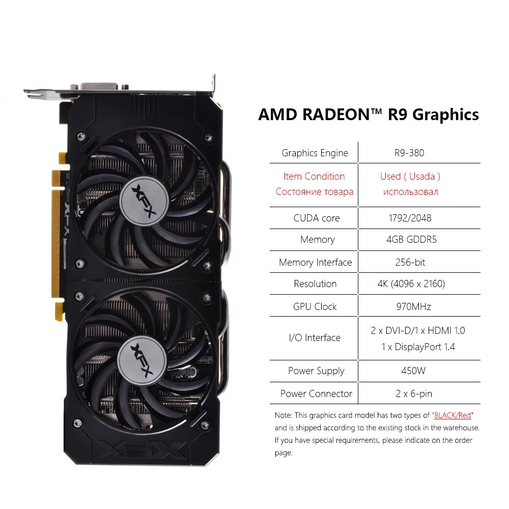 best video card for gaming pc XFX Radeon R7 200 2GB Graphics Cards GDDR3 128bit Gaming Video Card DirectX 12 Desktop Computer GPU DVI-D/HDMI/DP(R7 240/R9 390) external graphics card for pc Graphics Cards