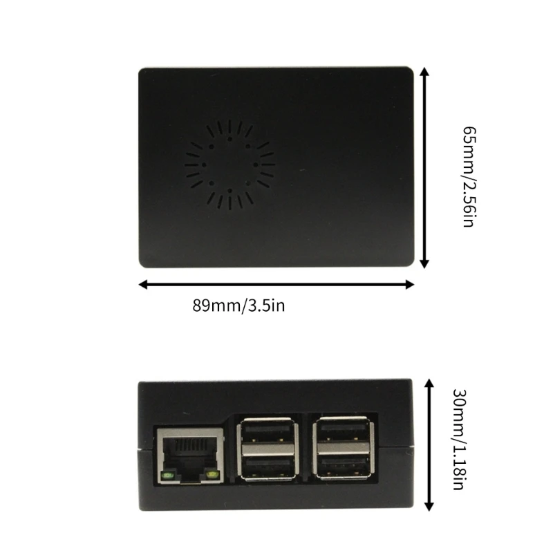 RPi 3B Plus�� ���̽� RPI 3B+/3B �������� ���� ABS �ð� �� ���̽� ��Ŭ���� �ڽ�