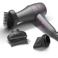 Professional Hair Dryer 1800W Powerful Hot and Cold Strong Wind Blower Constant Temperature  Collecting  Air Comb Nozzle Gear 1