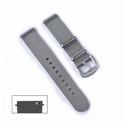 Premium Quick Release Nylon Military Watch Strap Replacement Bracelet for 22mm (Gery)