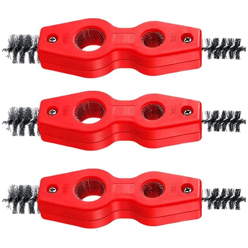 Copper Tubing Brush 4 In 1 Pipe Deburring Brush Cleaner Tool With Non