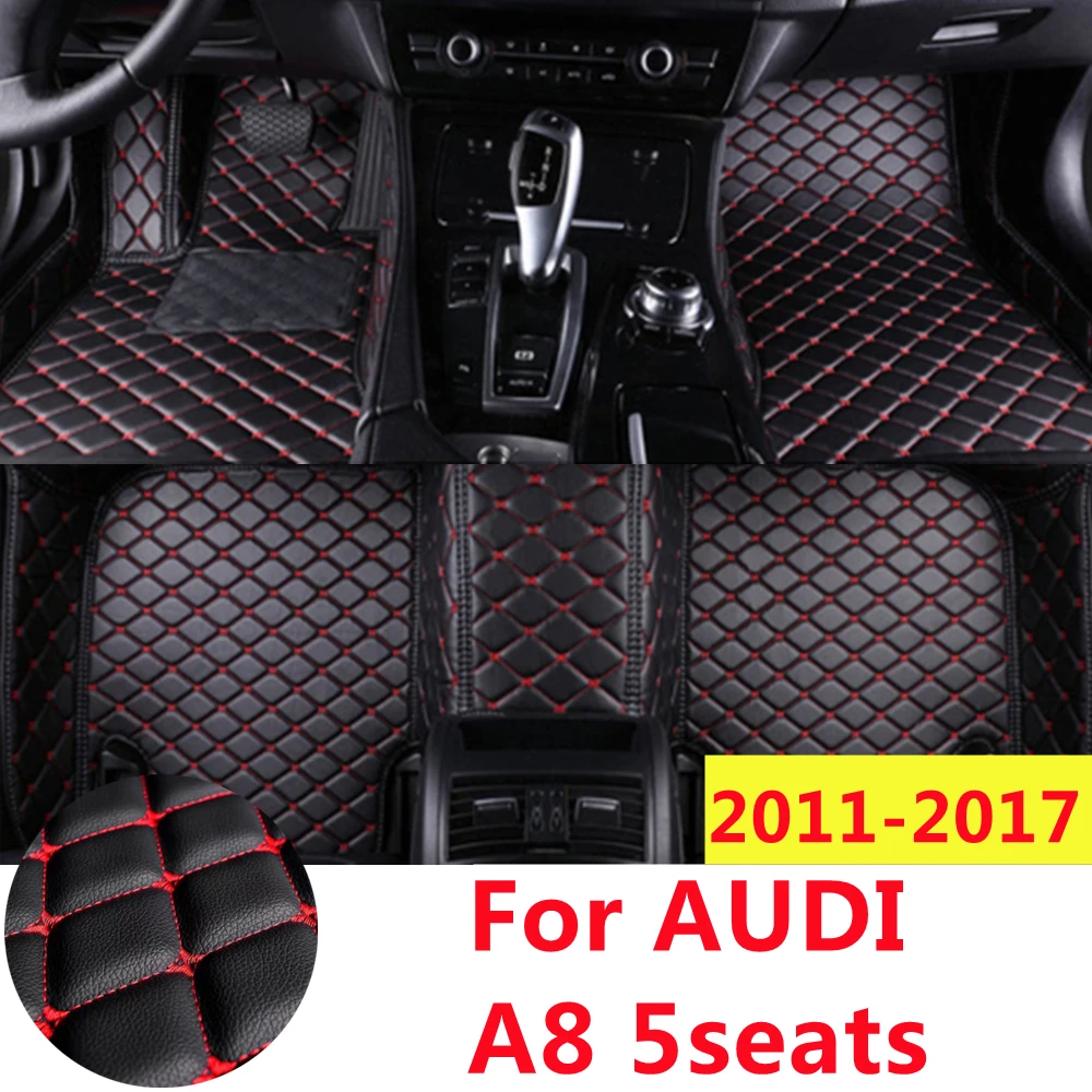 

Автомобильные коврики для AUDI A8, 5 сидений, 2017, 2016, 2015, 2014-13-2011