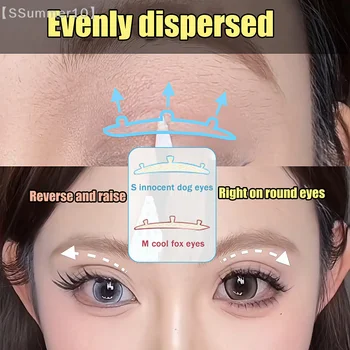 【SSummer10】3D Invisible Double Eyelid Tape - Self-Adhesive Transparent Waterproof Fiber Lift Strips for Eyelid Stickers【SS】 1