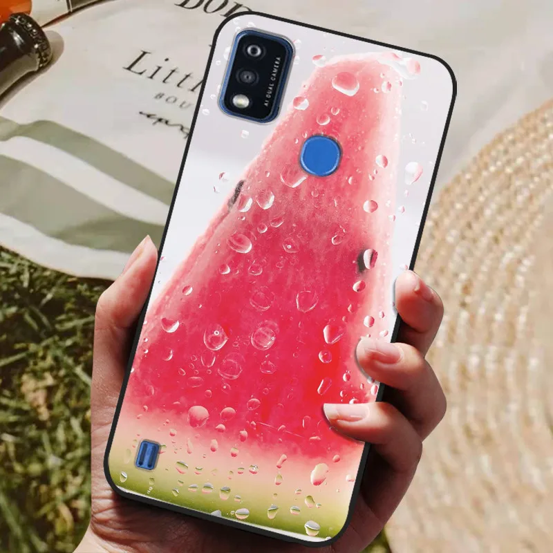 Shockproof Silicone Soft Phone Case with Black TPU Bumper