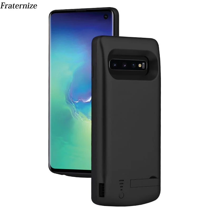 Antichoc Chargeur De Batterie Étui Pour Samsung Galaxy S10 Plus S10e Bloc  Alimentation Batterie De Secours Usb Chargeur Portatif Batterie Cas -  Batterie Chargeur Cas - AliExpress