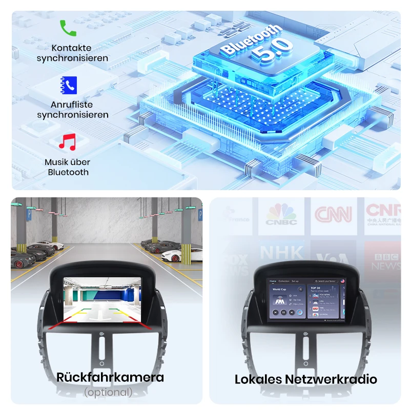 Radio para coche Junsun de 7 pulgadas con Android para Peugeot 207 207CC 2006-2015, inalámbrico para Apple CarPlay, pantalla táctil IPS, reproductor multimedia estéreo, sistemas inteligentes para automóvil, 2 Din, autorradio, unidad principal, navegación GPS, BT, 4G, WIFI, FM, AM, DSP, RDS, SWC, DAB+ 6