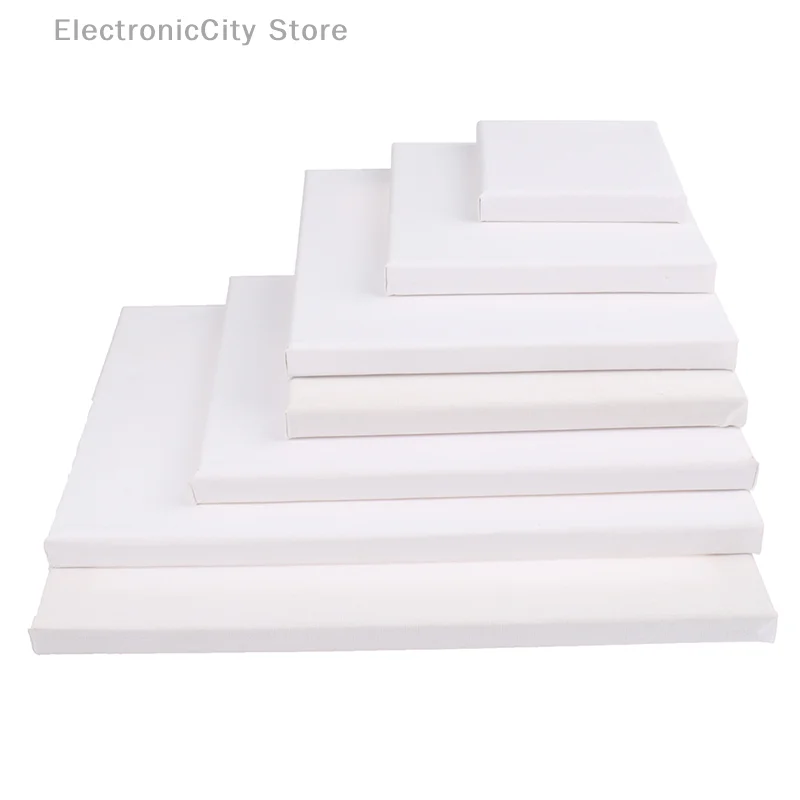 Painting Canvas Custom Painting Canvas Painting Canvas Board White Blank Square Artist Canvas Wooden Frame