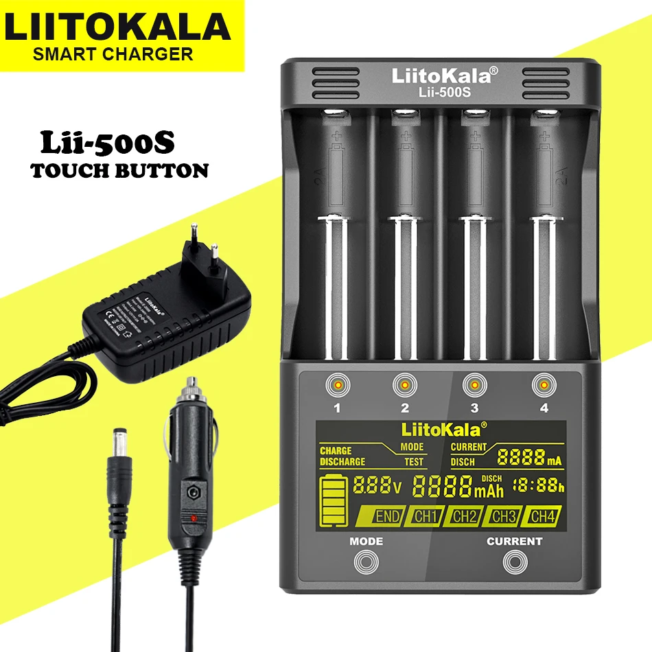 Liitokala-Lii-500-Lii-PD4-Lii-500S-3-7V-18650-17355-21700-26650-18350 ...