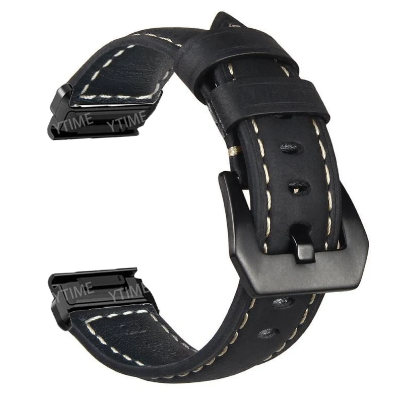 

For Garmin MARQ Series Band For Garmin Instinct/ Instinct2/Epix Gen 2 Watchbands 22mm Genuine Leather Quick Easy Fit Wrist Strap