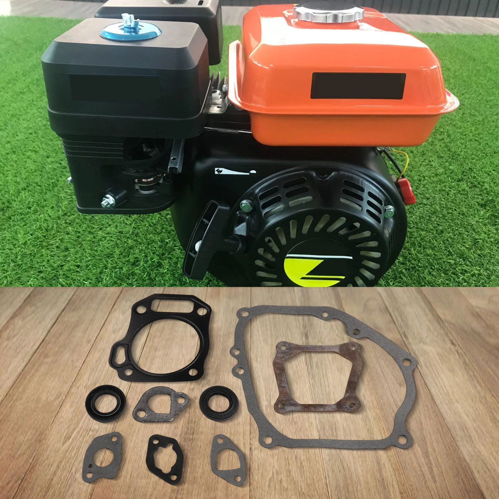 For 168F/170F Engine Gasket Set Crankshaft Oil Seal Suitable For GX160 200 212CC 6.5hp Engine Trimmer Parts