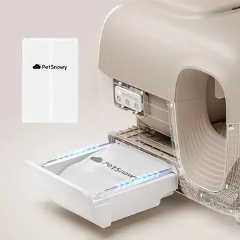 PetSnowy Accessorio per WC per gatti Compresse deodoranti Sacchetto per immondizia Alimentatori automatici per animali domestici Articoli essiccanti per animali domestici