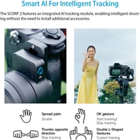 FeiyuTech SCORP 2 Camera Gimbal Stabiliser Touchscreen Built-in AI Tracker for Mirrorless DSLR Camera scorp Upgraded - Image 3