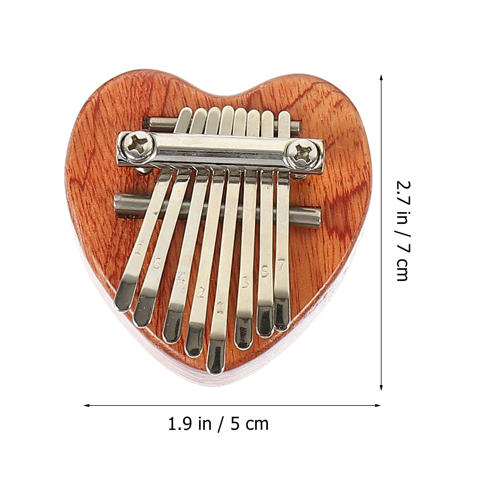 3 Pcs 8 Tone Thumb Piano Mini Finger Kids Music Plaything Kalimba Beginner Musical Instruments Miniature Wooden Child