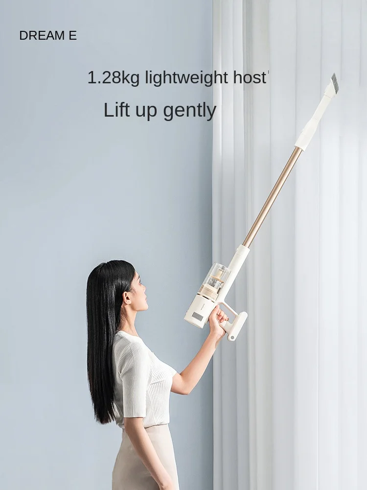 DREAME Green light dust vacuum cleaner household large suction handheld mite removal V11GT