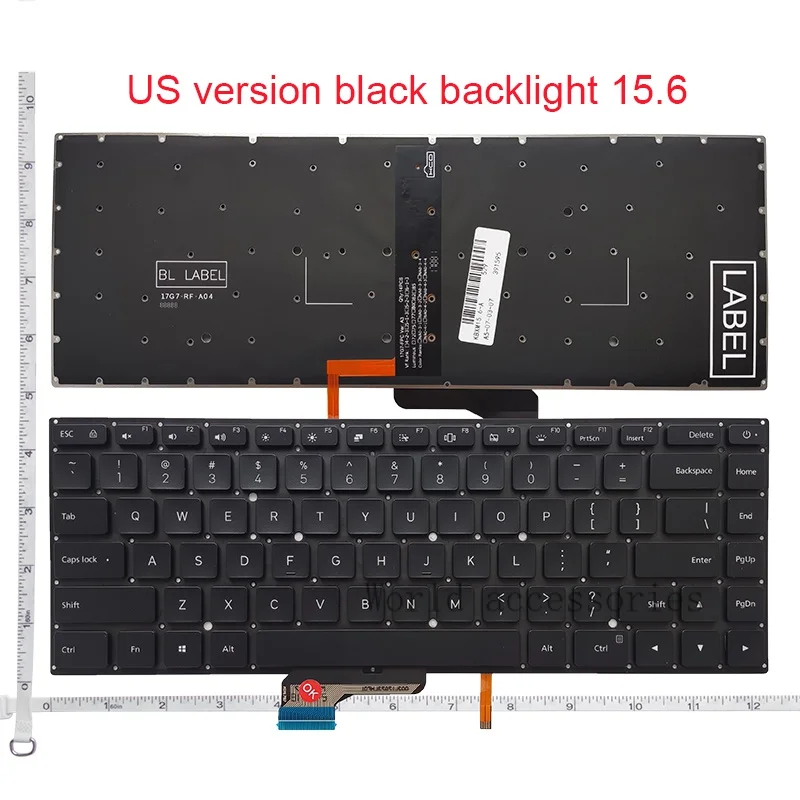 

SP/RU/US новая английская клавиатура с подсветкой для Xiaomi Mi notebook Pro 15,6 дюйма air 9Z.NEJBV.101 NSK-Y31BV 171501 mx250 TM1701 181501