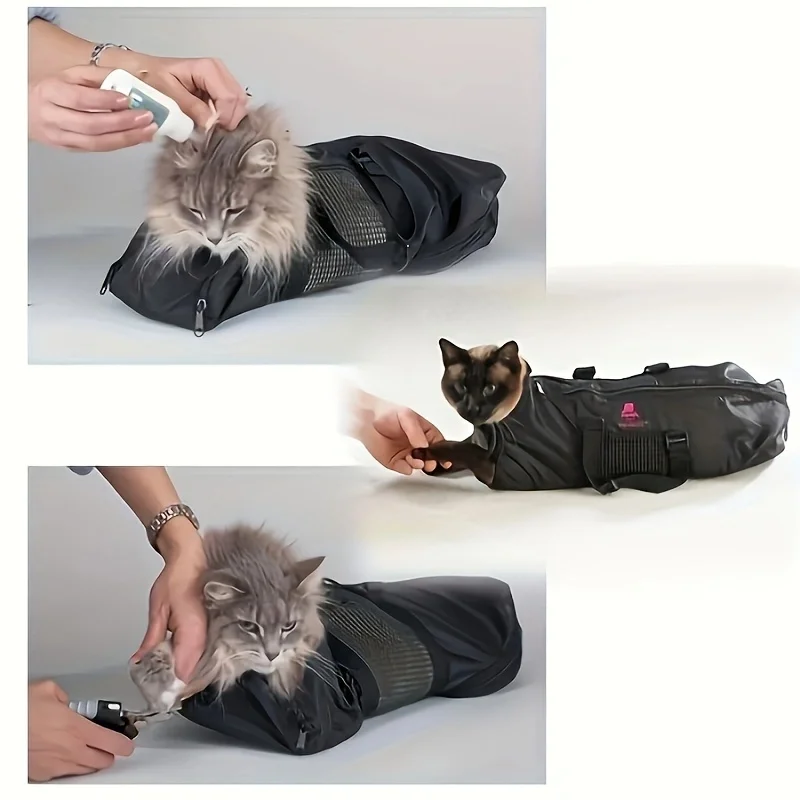 Pet bath bag, cat bath bag, anti scratch and anti scratch cat outdoor pet supplies