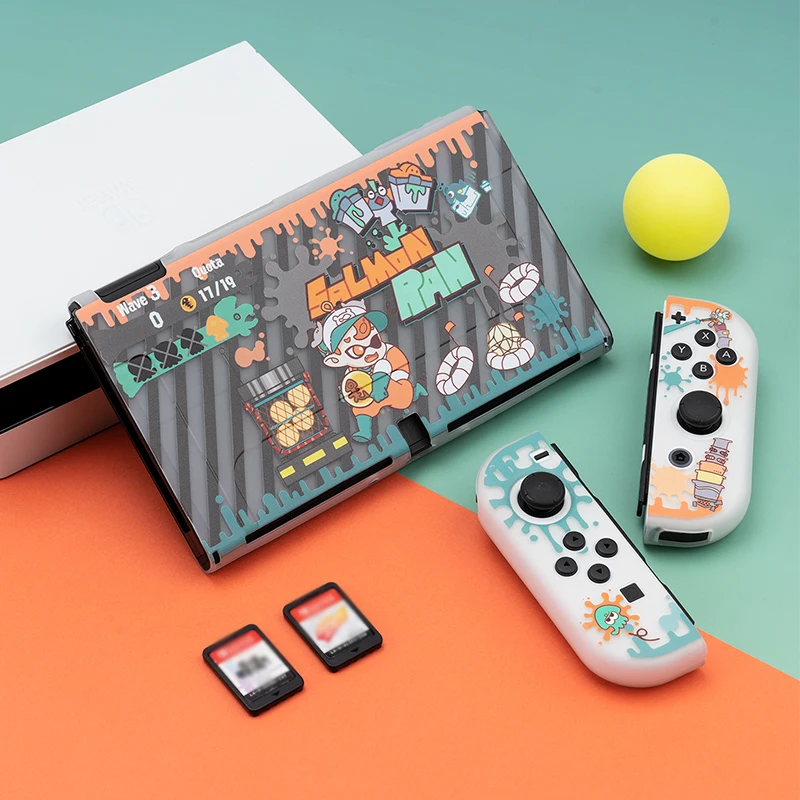 For Nintendo Switch OLED Accessories Protective Shell NS Joycon Game Host Console TPU Soft Cover for Switch OLED Protection Case