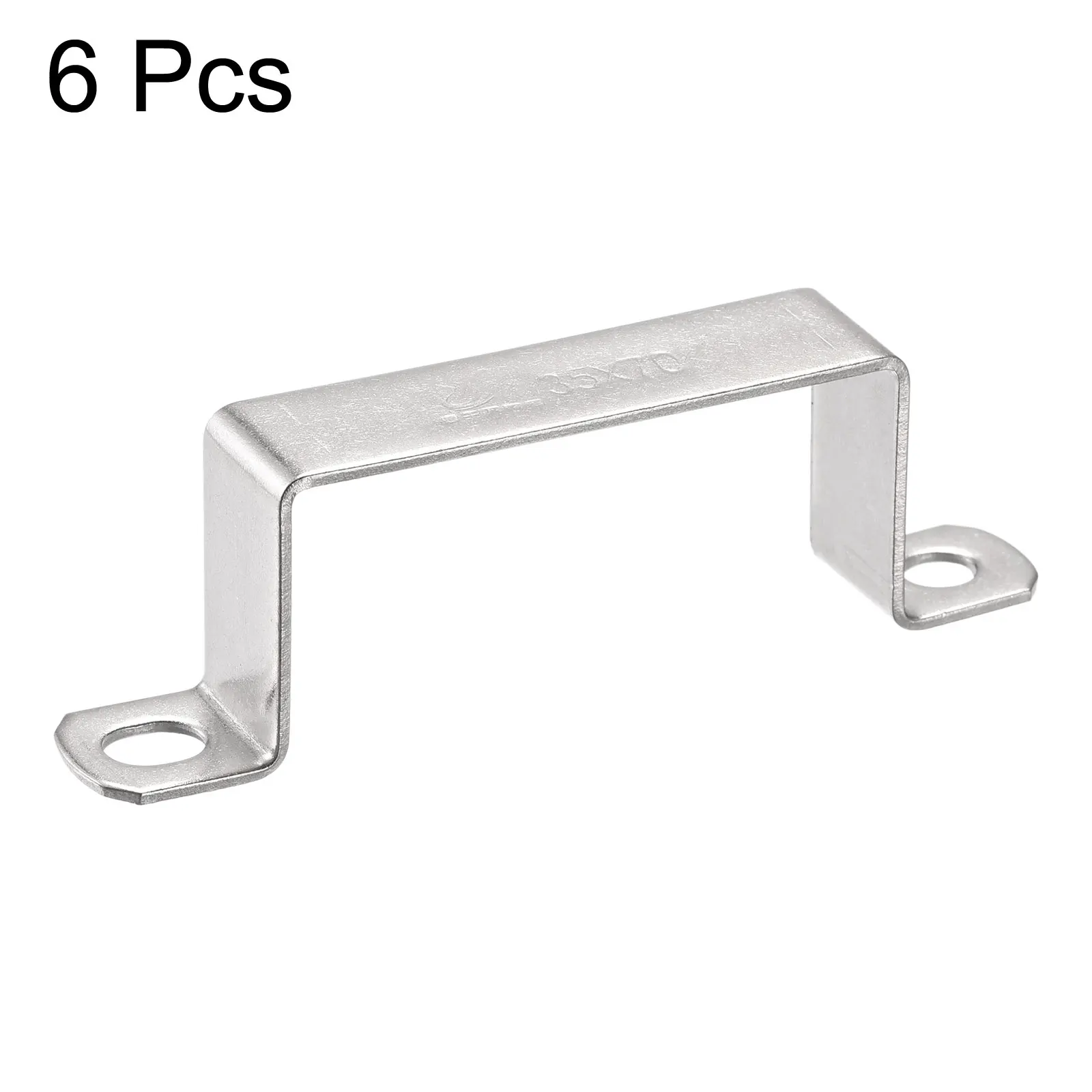uxcell pcs aco inoxidavel em forma de porta barra fechada suporte do conector canal suporte 02