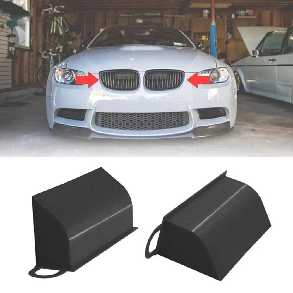 자동차 부품 자동차 에어 스쿠프, BMW E90 E91 E92 E93 316d 용 블랙 교체 도구, 60km 액세서리, 1 쌍 2 개/세트