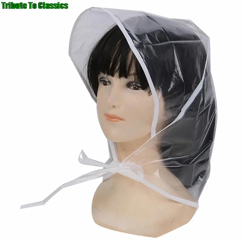Rain Hat Creative Plastic Rain Hat Cap Coat Raincoat Universal Use Hiking Fishing Rains Waterproof Windproof Hats Women Men Kids Gifts