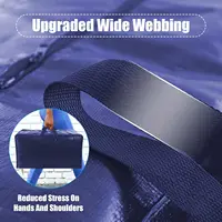 Extra Large Moving Bags with Strong Zippers & Carrying Handles, Heavy Duty Storage Tote for Space Saving Moving Storage 2