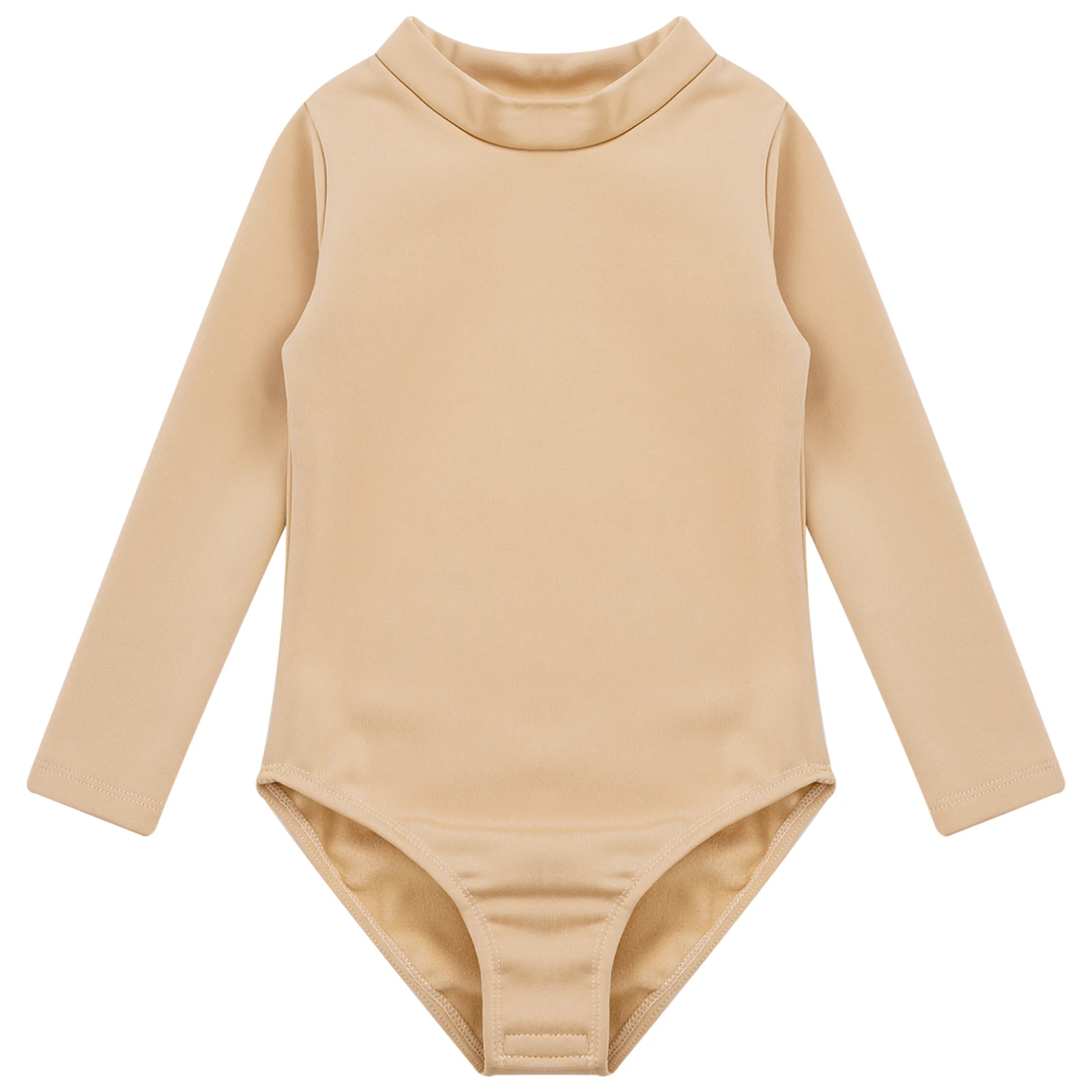 Girls Dance Costumes Girls Ballet Dance Fleece Lined Thermal Underwear Top Gymnastics Leotard Training Costume Dancewear Figure Skating Yoga Bodysuit