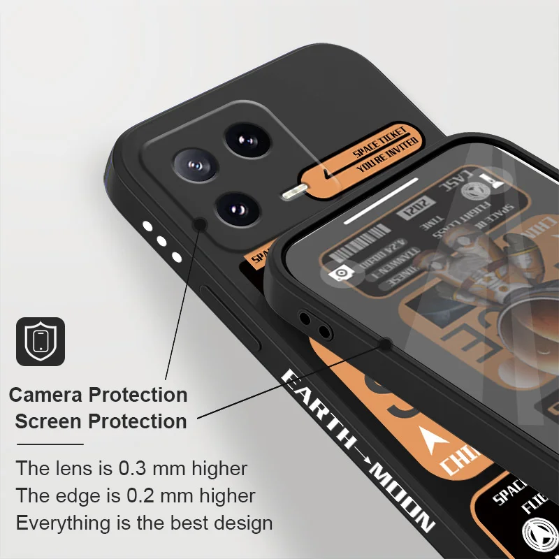 Astronaut Liquid Silicone Phone Case - Premium Protection with Stylish Design