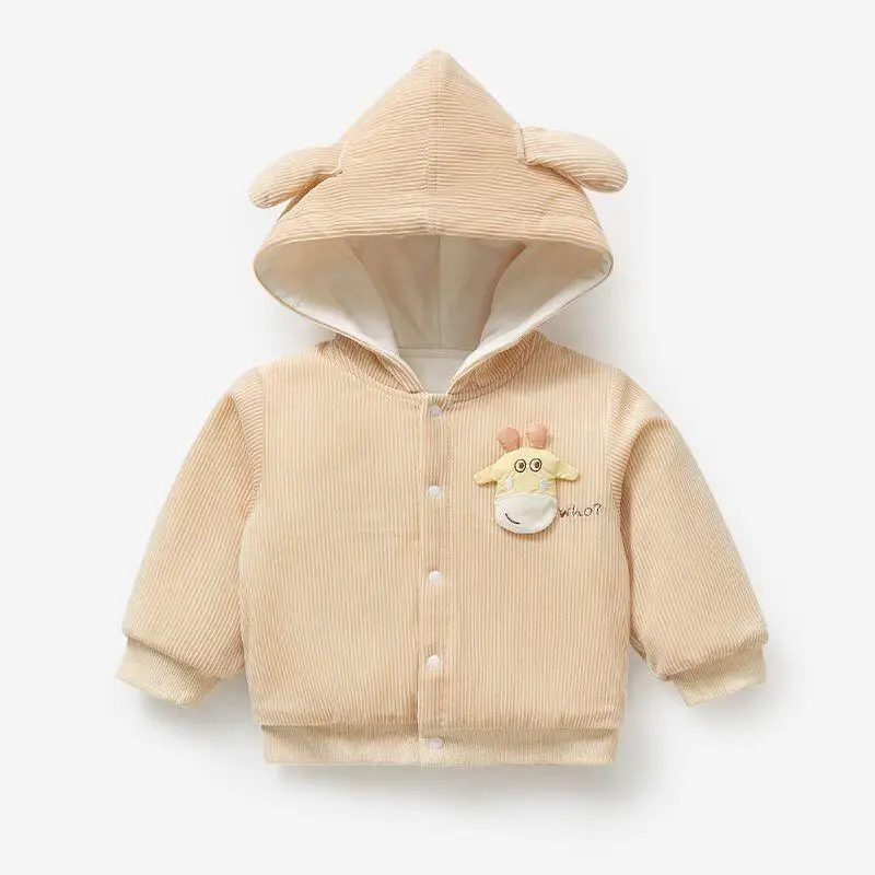 가을 겨울 남아 여아  경량 패딩 코트 키즈 푸퍼 재킷 두꺼운 따뜻한 면 소재 실내복 외투 아동복