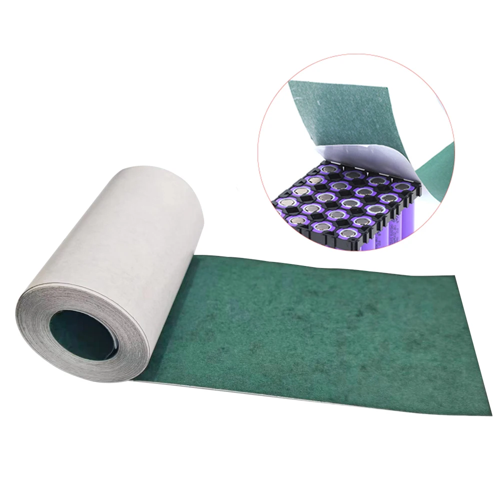 กระดาษฉนวนแบตเตอรี่แบบมีกาวในตัว ขนาด 5 ม./10 ม. กว้าง 50/65/70/80 มม. (ความหนา: 0.2 มม.) สำหรับประกอบชุดแบตเตอรี่ 18650/21700 1