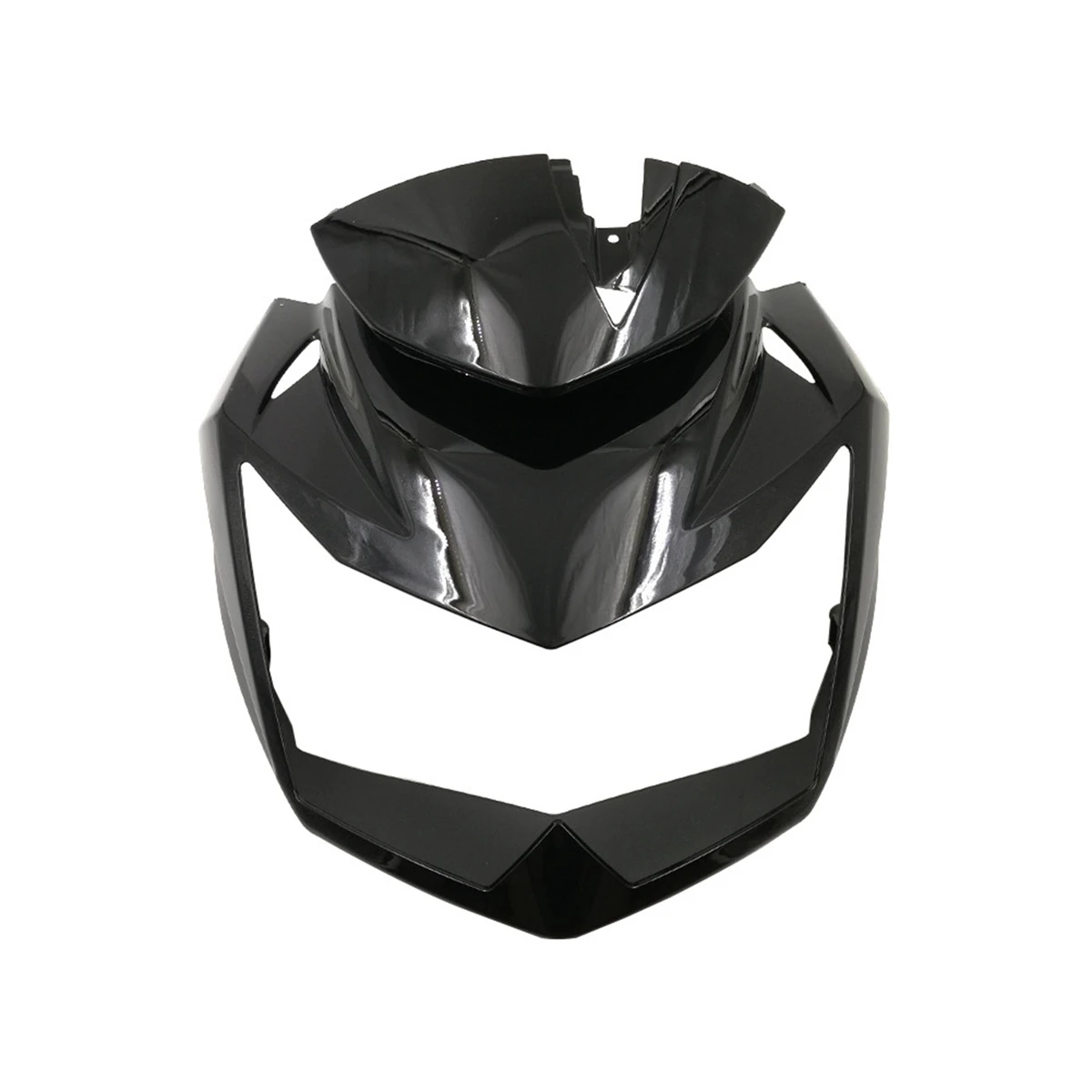 

Black Motorcycle Upper Front Head Neck Headlight Cover Fairing Cowl Nose for Kawasaki Z-750 Z750 2007-2012