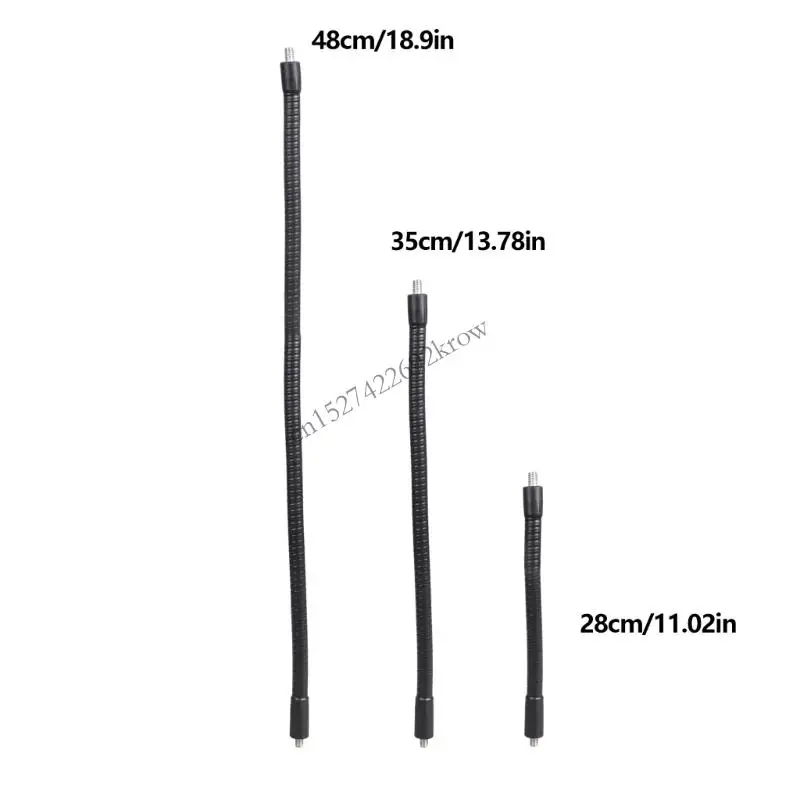 28cm 35cm 48cm 길이 카메라 폰 마운트 삼각대 용 유연한 구즈넥 튜브 라이트 스탠드 스튜디오 액세서리 R9CB