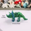 Feng 3D printed Triceratops Jurassic joint movable creative figurine gift children's toy pressure relief 2