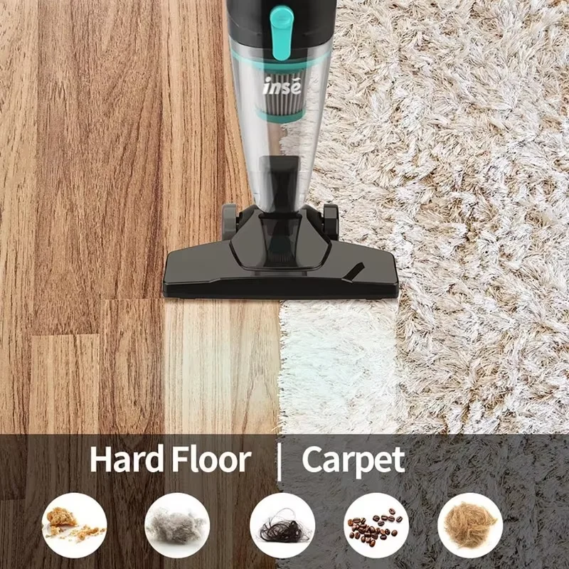 INSE R3S/R6X Corded Vacuum Cleaner Handheld Stick Vacuum Powerful 3 in1 Lightweight Vacuum Cleaners for Home Hard Floor Pet Hair 3